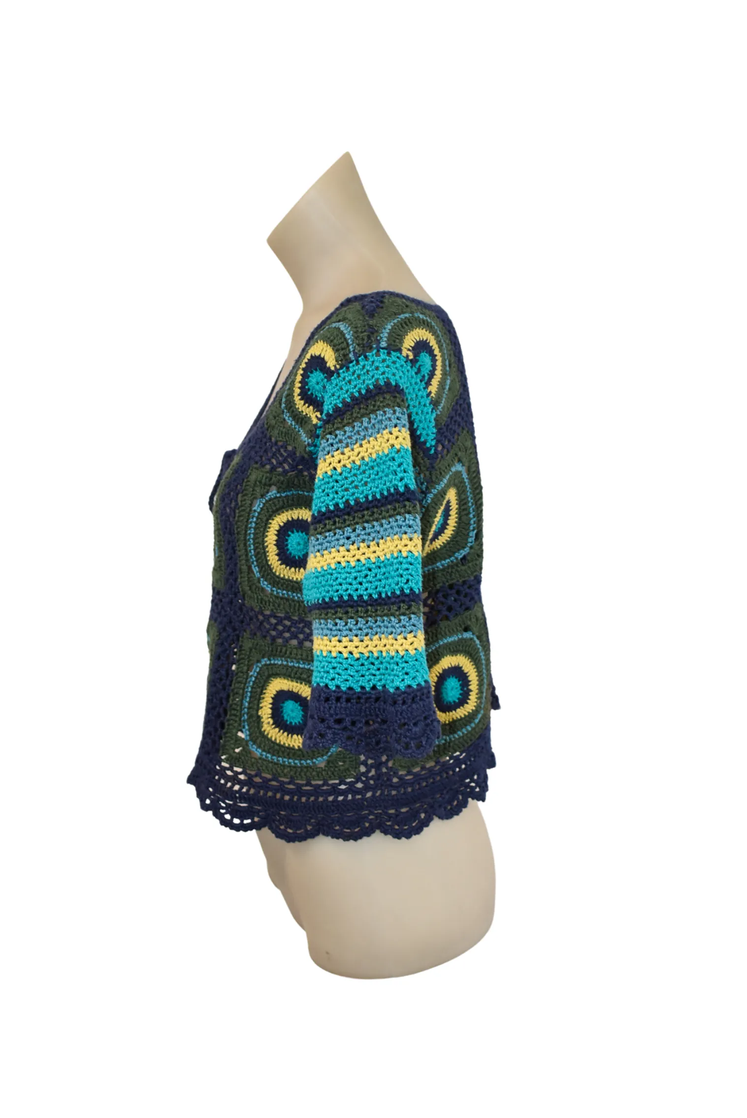 Adorable crochet tie top, M