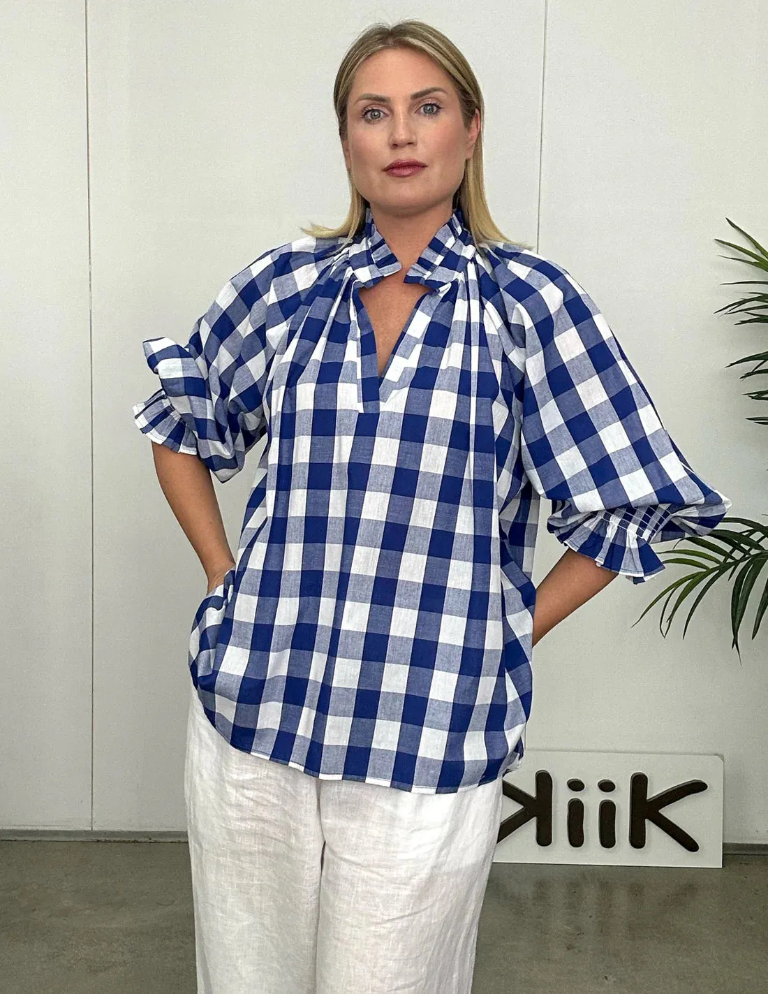 Andi Gingham Top
