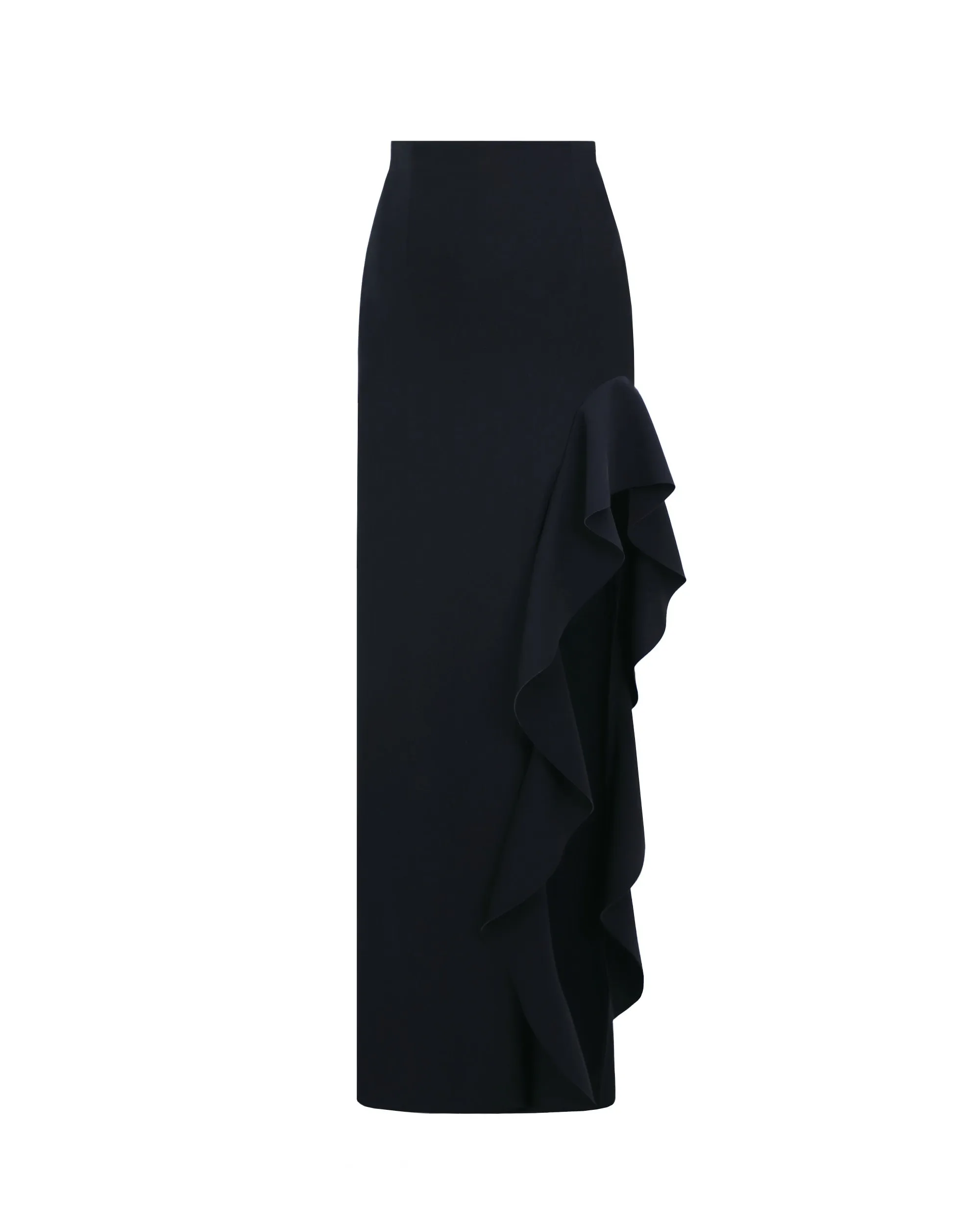 Asymmetrical Crepe Skirt