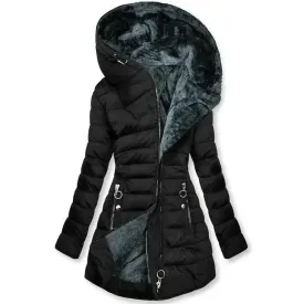 Celestia - Fur-Lined Hooded Jacket