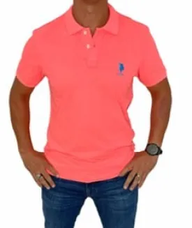 Fuchsia Cotton Polo Shirt