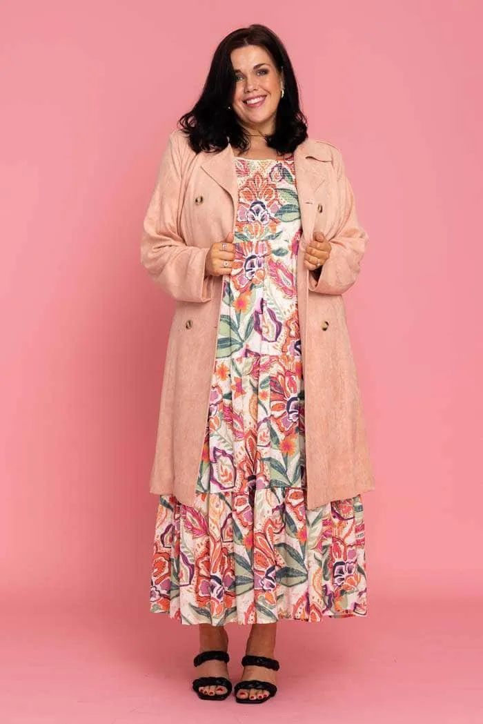 Huxley Trench Pink