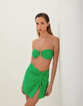 Karen Mini Pareo Skirt - Meadow