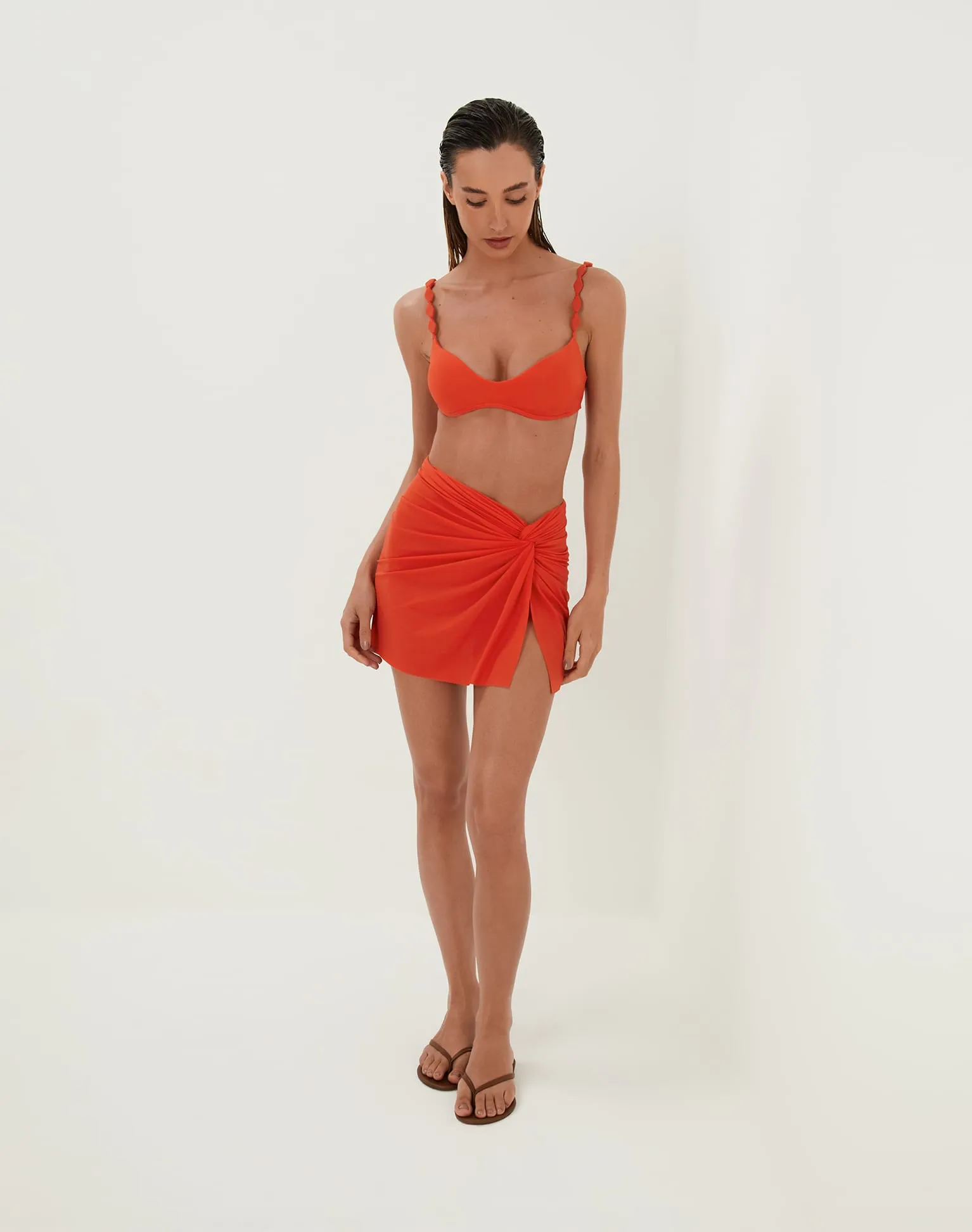 Karen Mini Pareo Skirt - Spritz