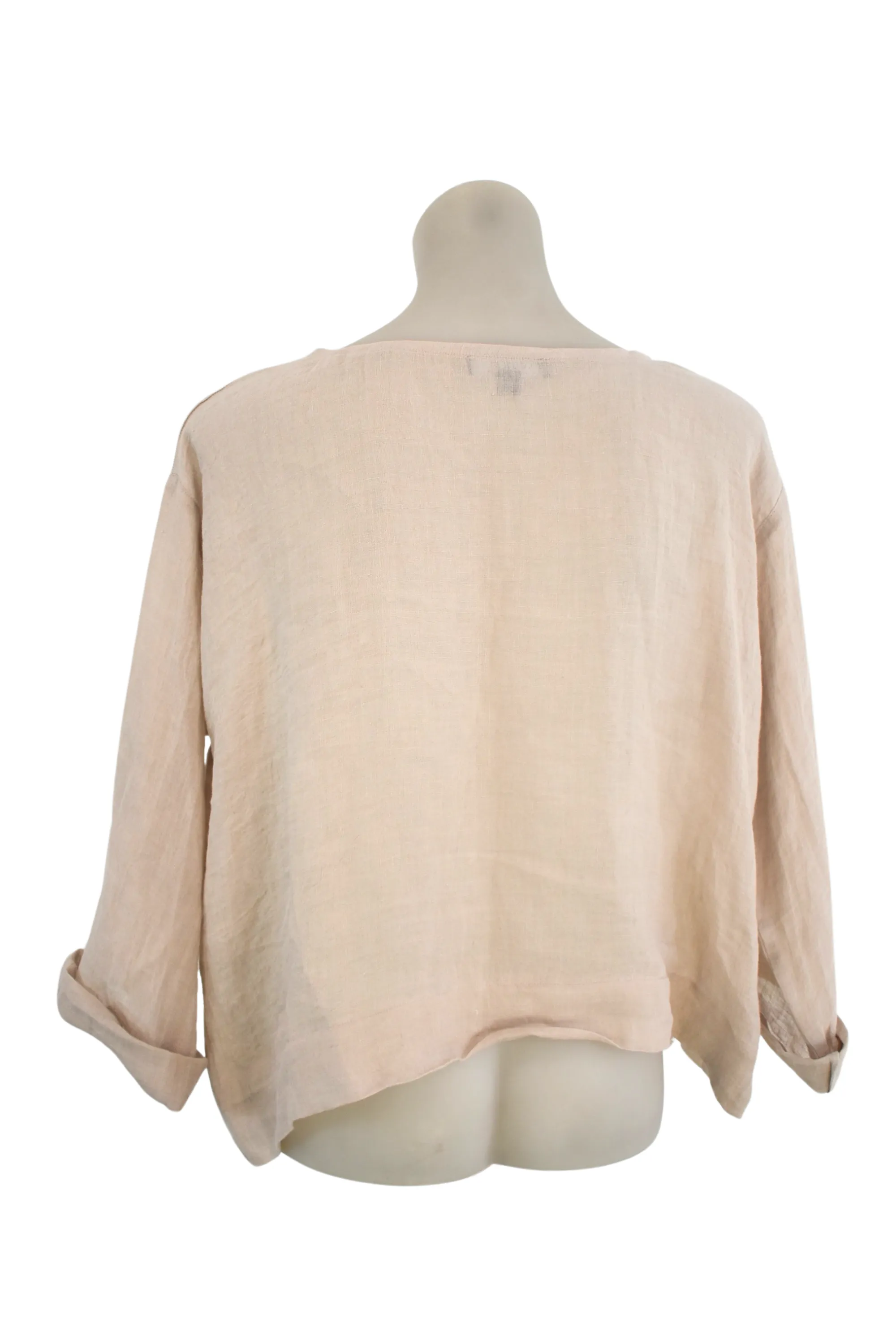 Lounge by Repertoire NZ Made linen blouse, S