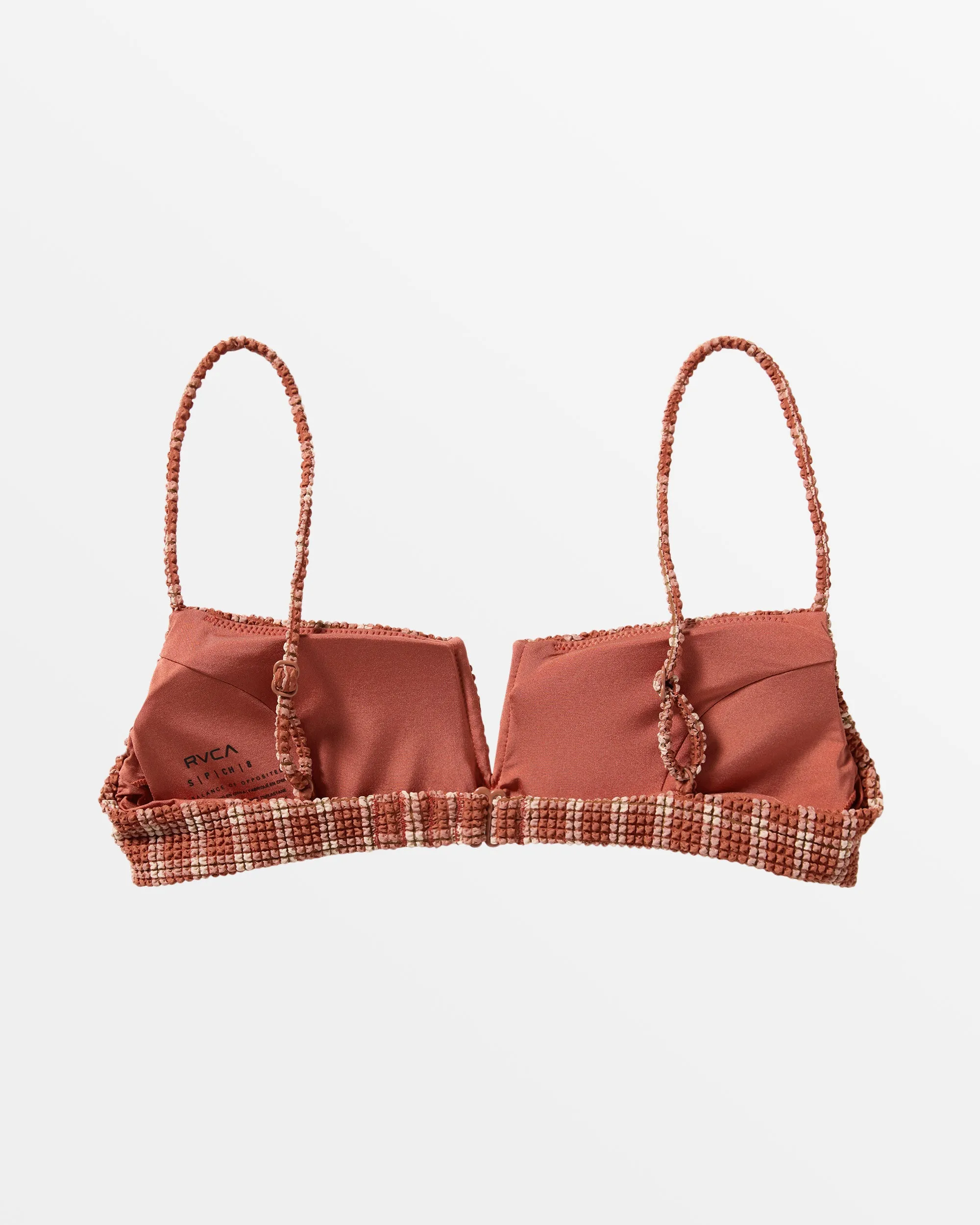 Prepped V-Wire Bralette Bikini Top - Hot Sauce