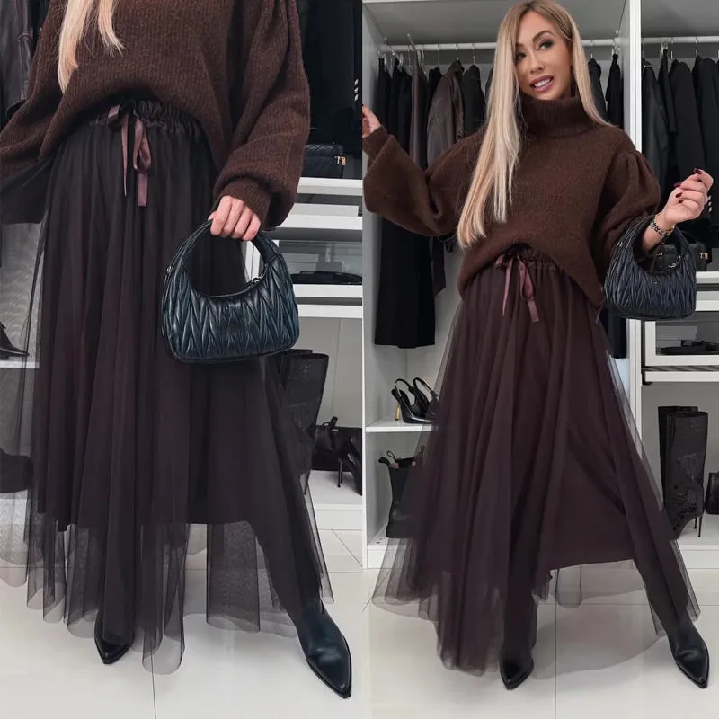 Women's A-Line Tulle Skirt