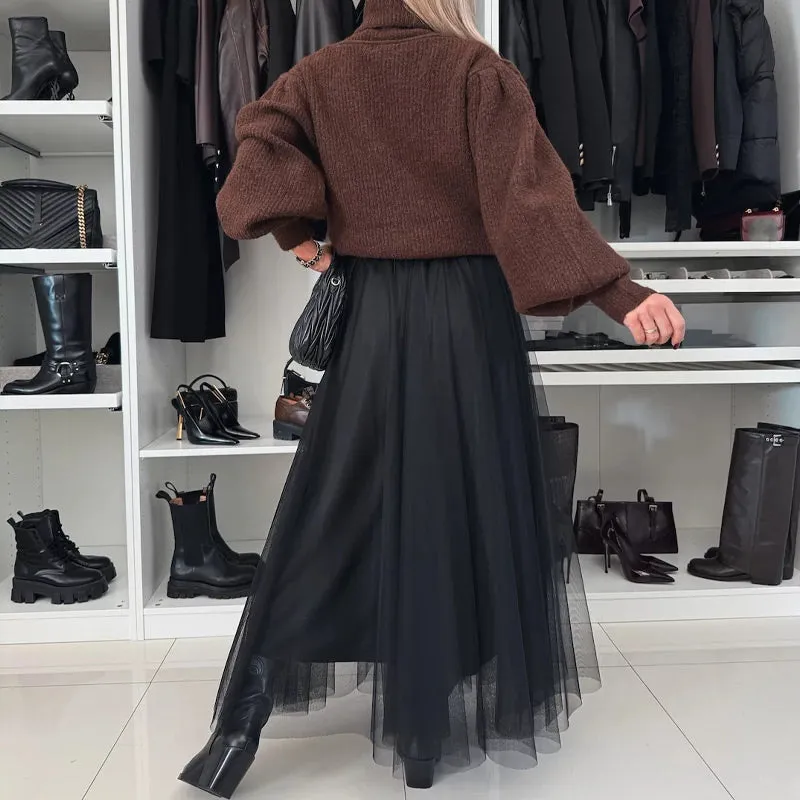 Women's A-Line Tulle Skirt