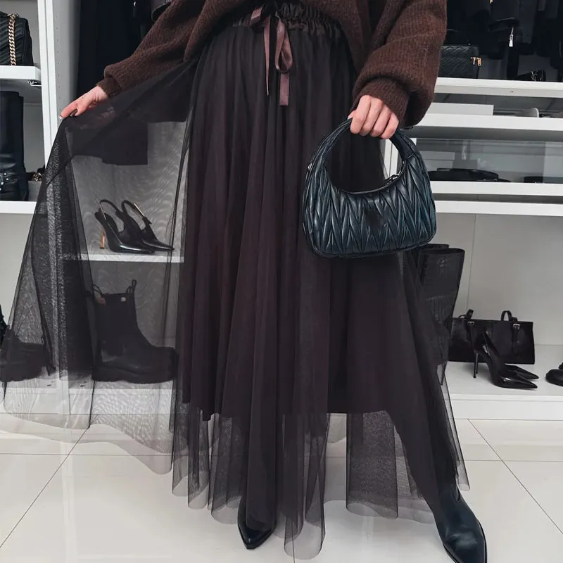 Women's A-Line Tulle Skirt