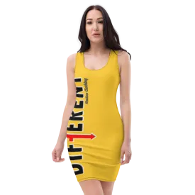 Yellow Fitted Diffy Dress