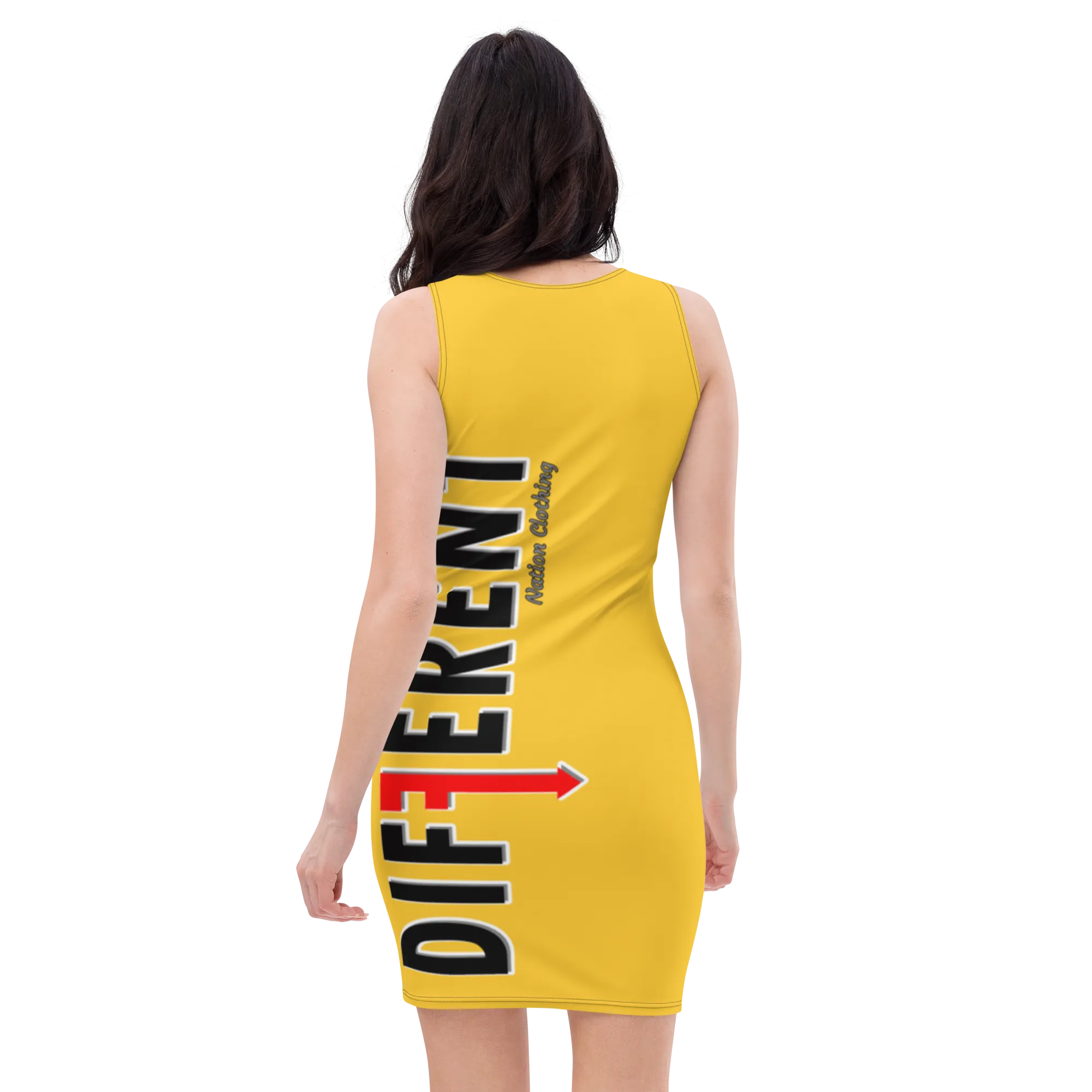 Yellow Fitted Diffy Dress